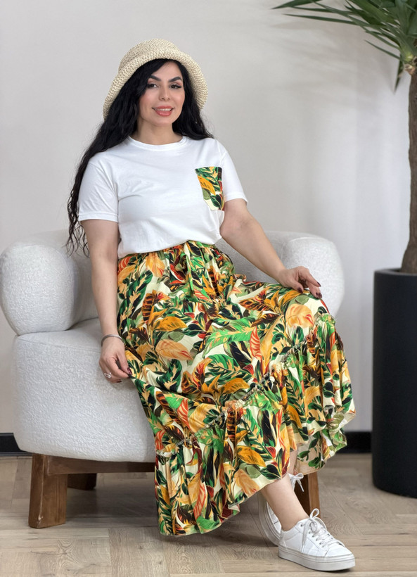 ست تیشرت و دامن نخی پارت چهارم
