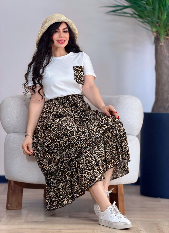 ست تیشرت و دامن نخی پارت چهارم