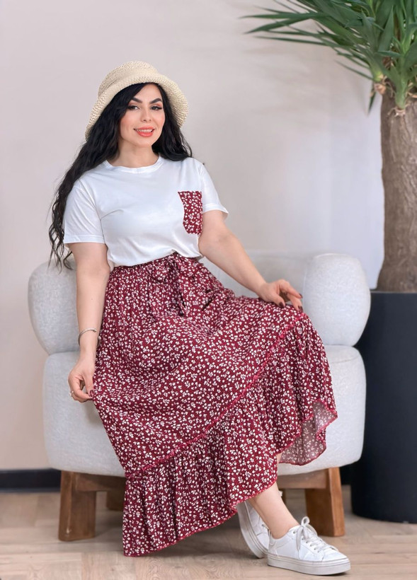 ست تیشرت و دامن نخی پارت پنجم